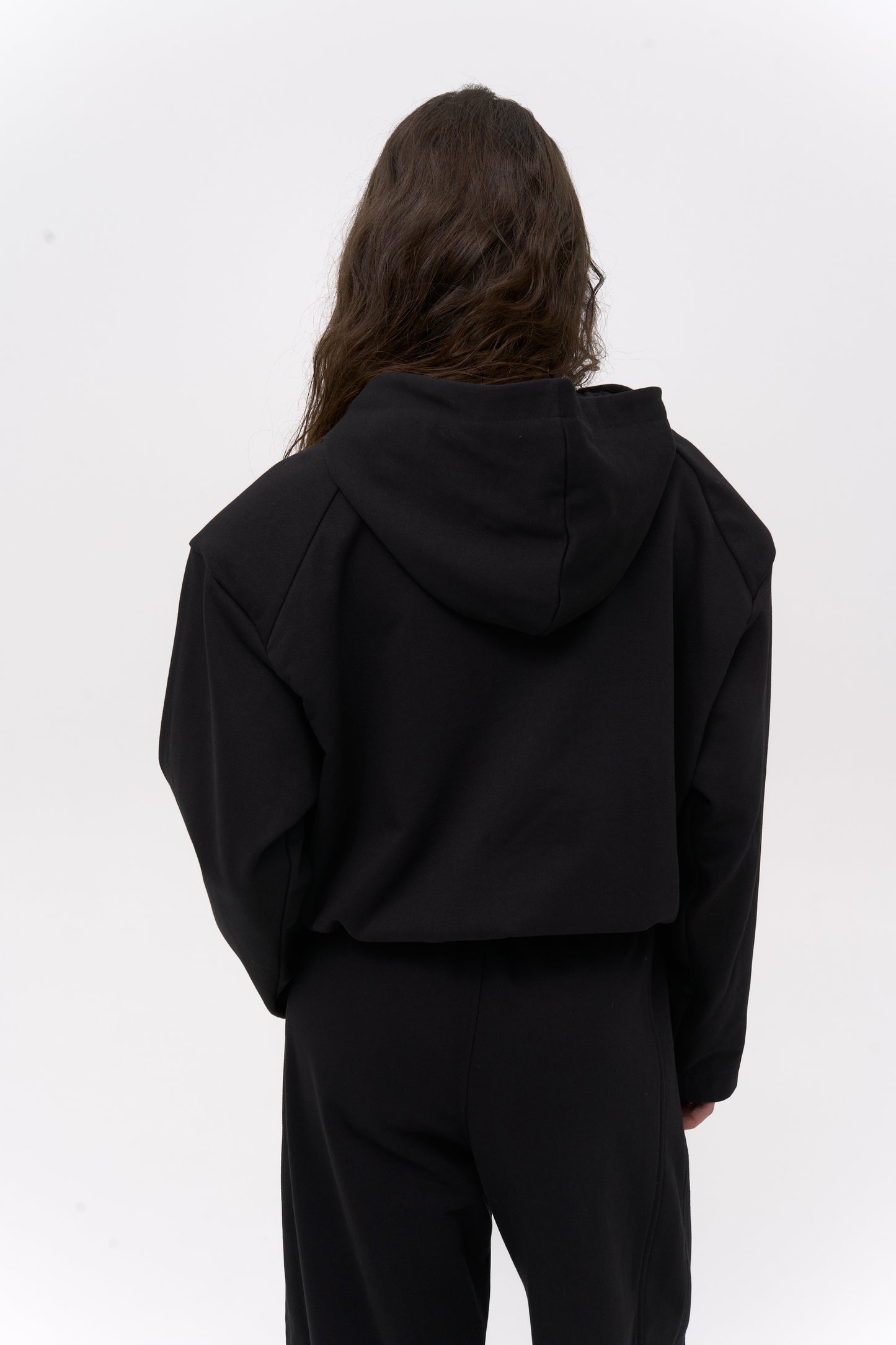 Укорочене худі зі знімними підплічниками ISABEL