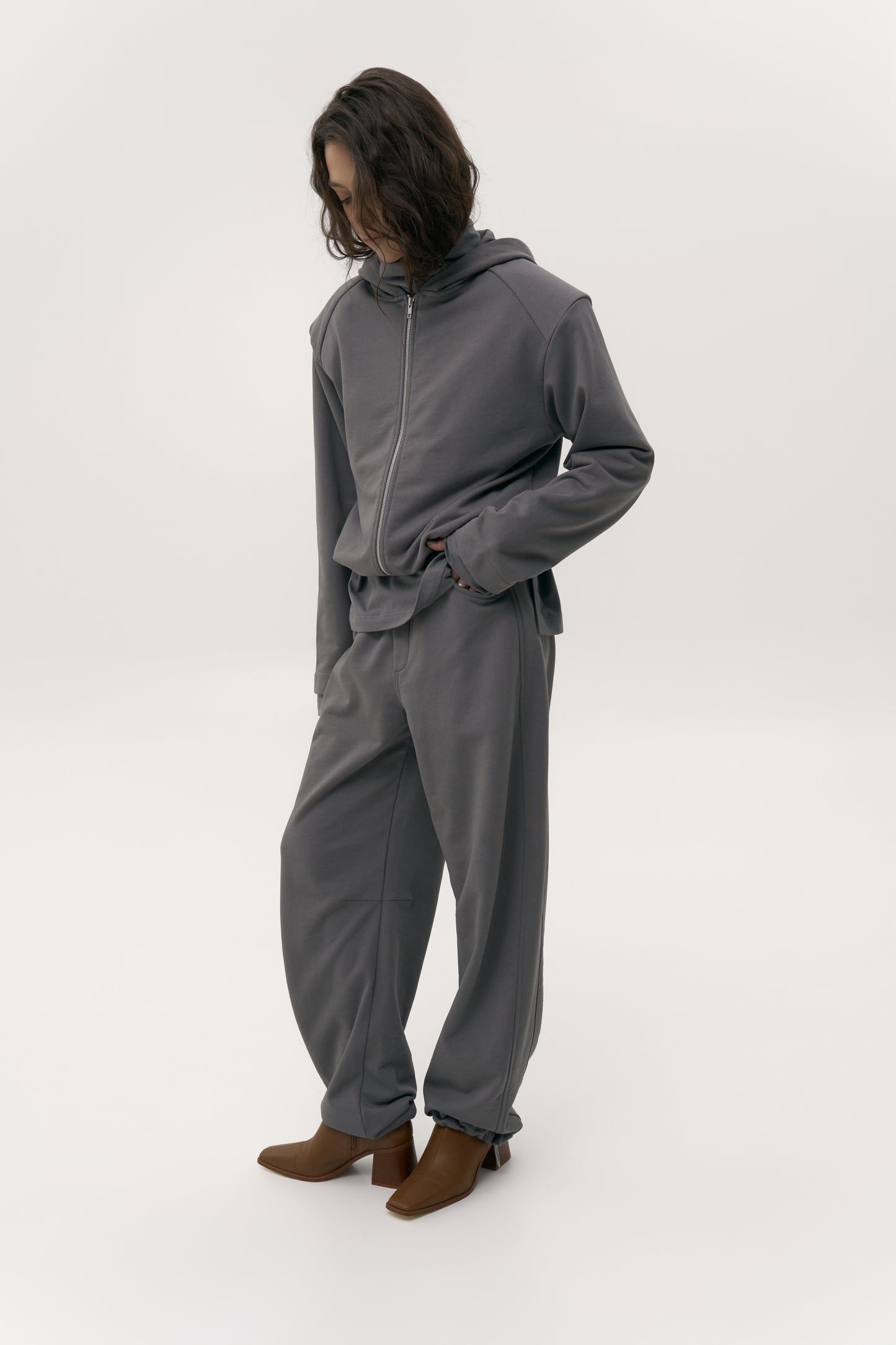 Укорочене худі зі знімними підплічниками ISABEL